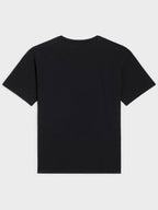 CELINE Men's Loose Wave Cotton Jersey Short Sleeve T-Shirt Black