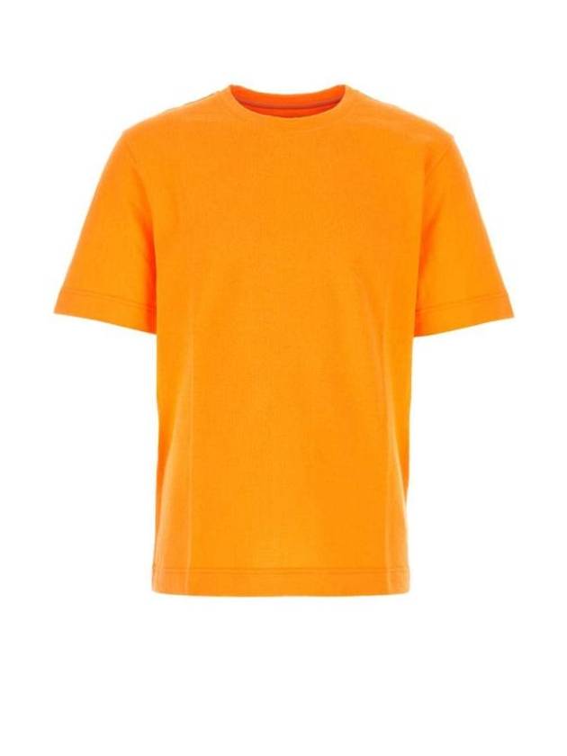 Fendi All-Over Logo Short Sleeve T-Shirt Orange