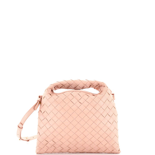 Bottega Veneta Hop Top Handle Bag Intrecciato Nappa Mini