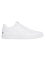 CELINE CT 04 Logo Calfskin Low Top Sneakers Optic White