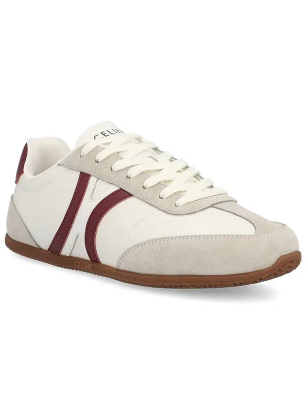 CELINE Jogger Lace-Up Low-Top Sneakers Optic White