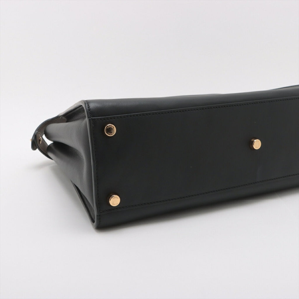 Fendi Peekaboo  Leather Handbag Tote Bag ()