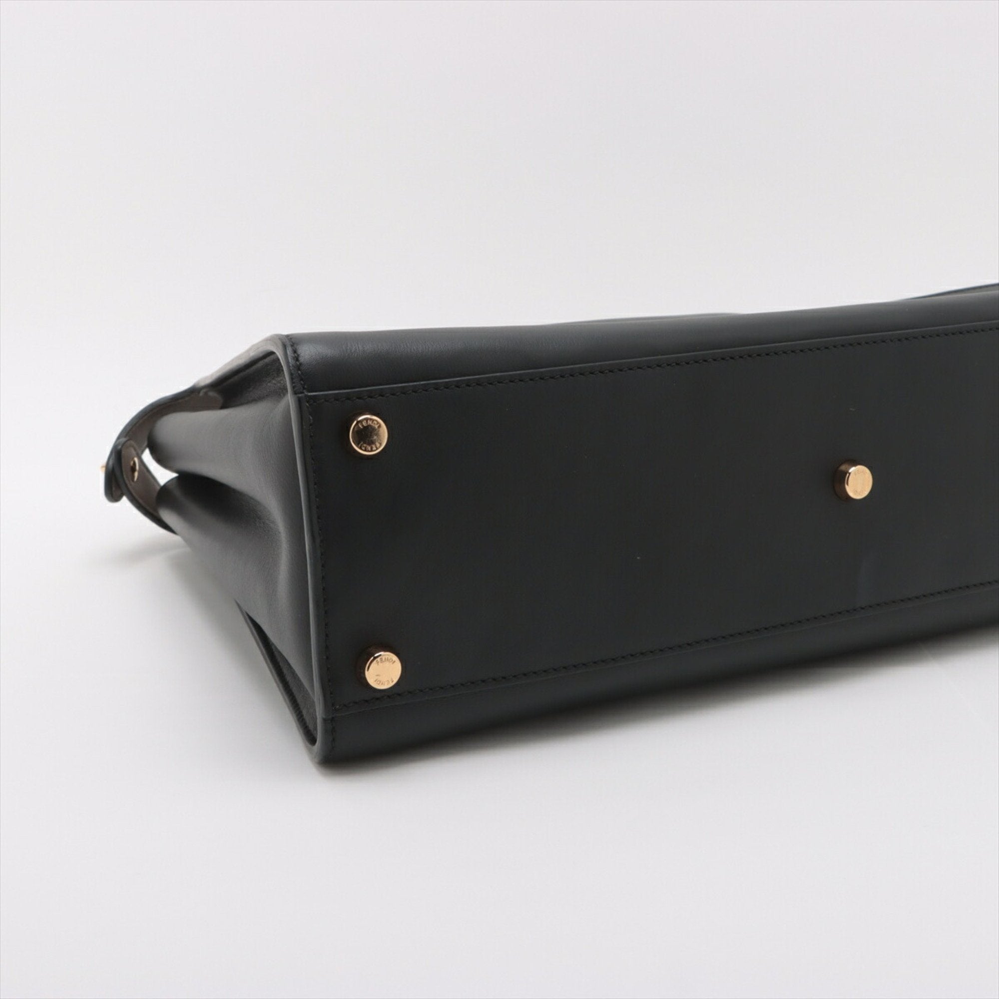 Fendi Peekaboo  Leather Handbag Tote Bag ()
