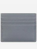 CD Icon Grained Calfskin Card Wallet Deep Grey Dior