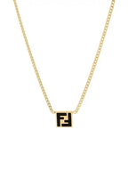 Fendi Forever Necklace Gold