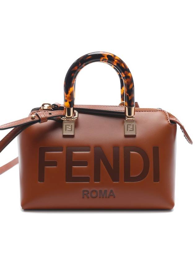 Fendi By The Way Small Leather Tote Bag Brown