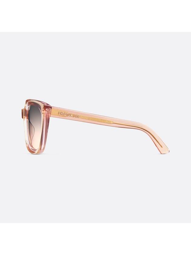 Midnight S1I Transparent Square Sunglasses Pink Dior