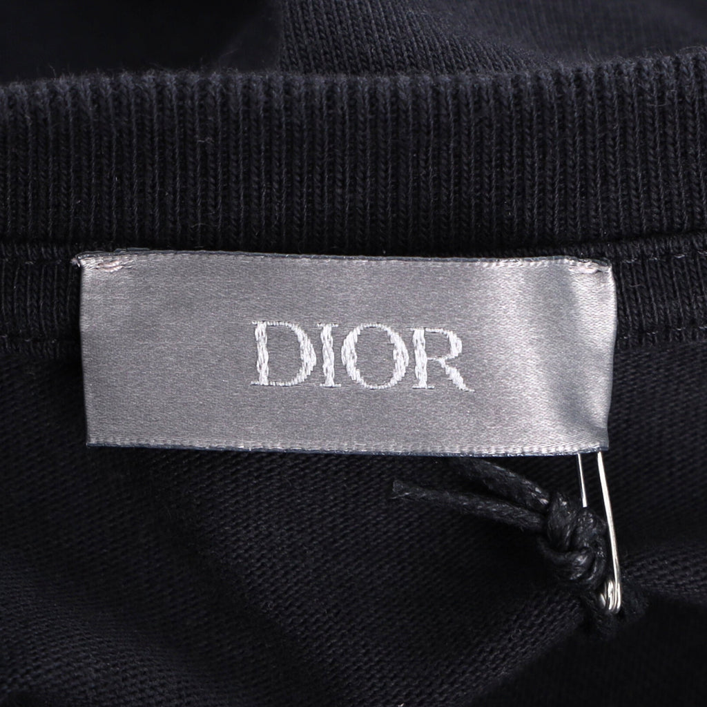 Dior 1947 Printed T-Shirt in Black Cotton