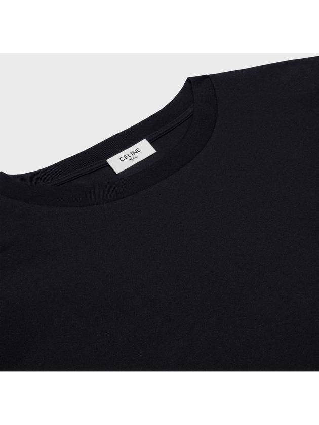 CELINE Triomphe Loose Logo Short Sleeve T-Shirt Black