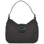 Fendi Zucchino  Canvas Shoulder Bag ()