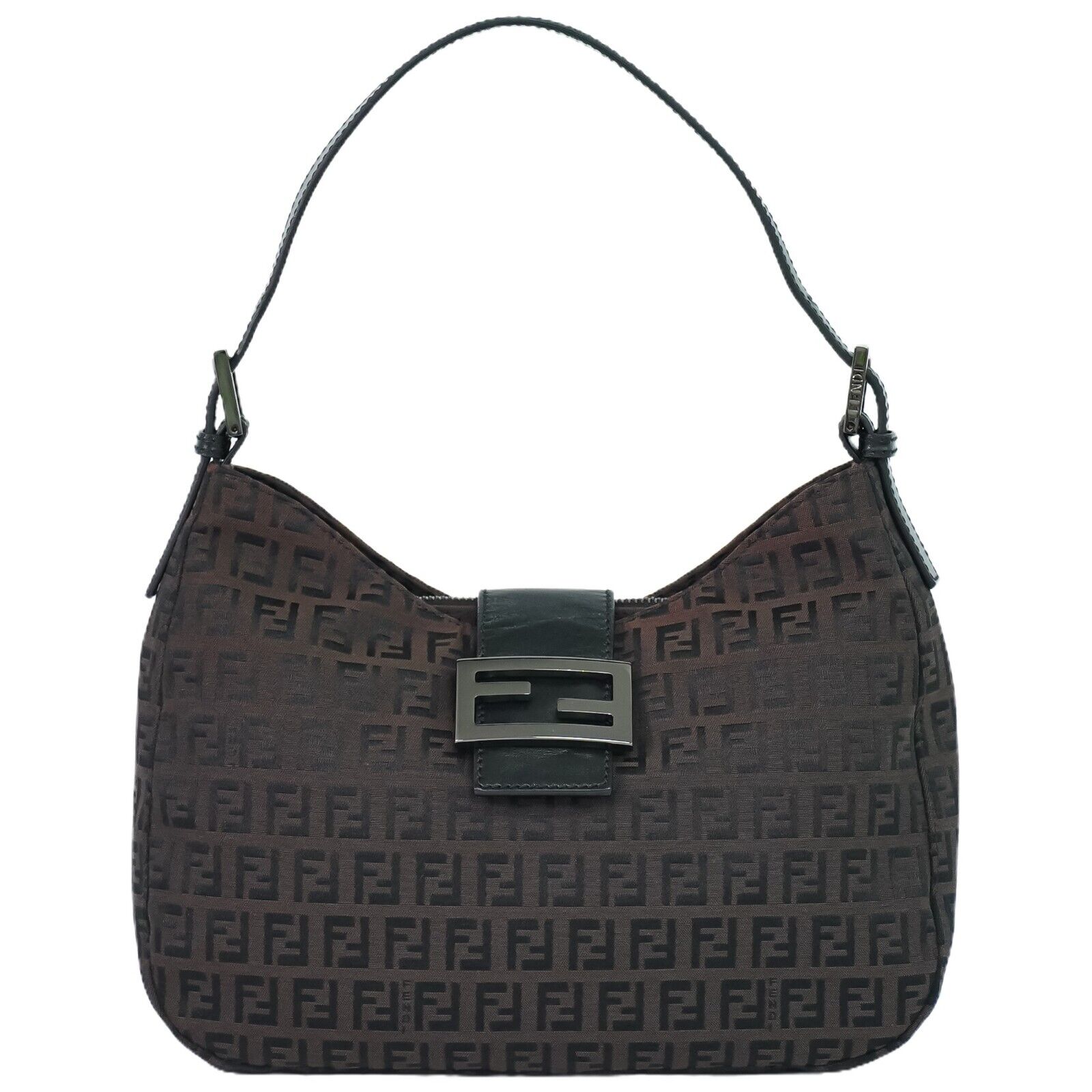 Fendi Zucchino  Canvas Shoulder Bag ()