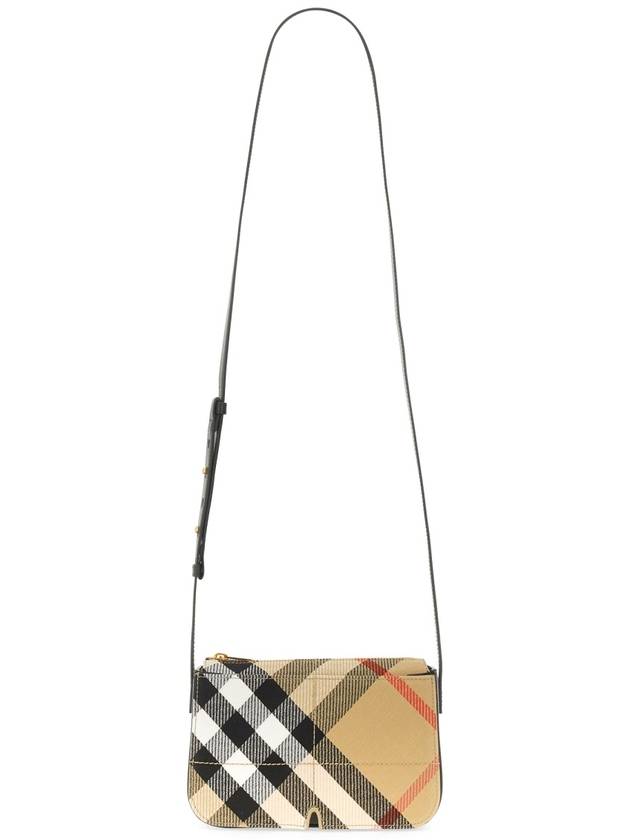 Burberry Snip Check Cross Bag Sand