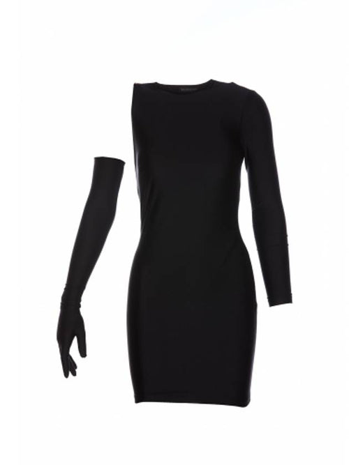 Balenciaga one shoulder dress WITH gloves 746152 TNV431000 B0010431857