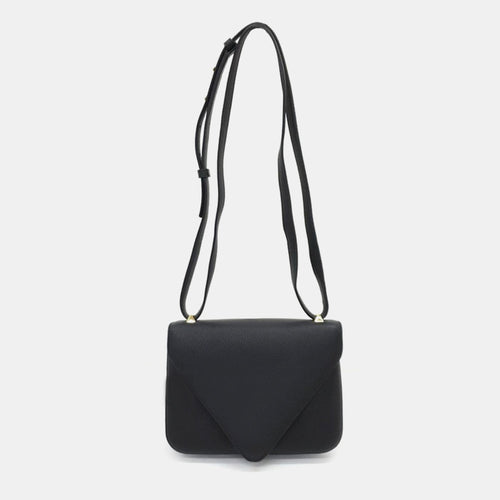 Bottega Veneta Black Leather Mount Shoulder Bag