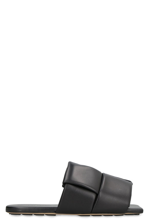 Bottega Veneta Men's Patch Sandals in Black | Size 40 | 741350VBSD0