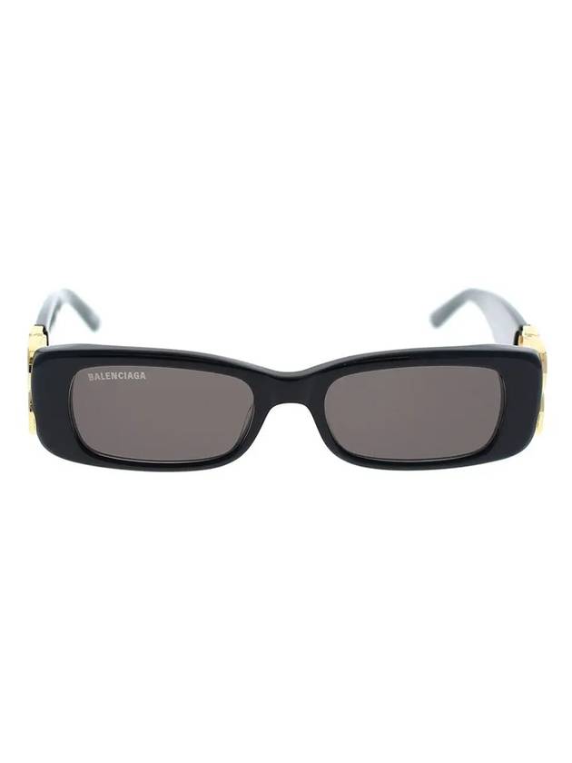 Balenciaga square sunglasses brown