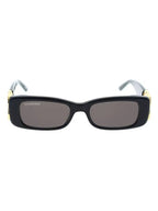 Balenciaga square sunglasses brown