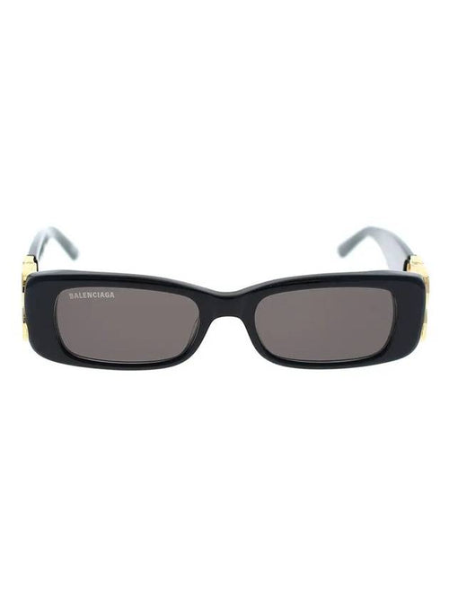 Balenciaga square sunglasses brown