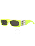 Balenciaga Eyewear Logo Decorated Rectangular Frame Sunglasses BB0096S