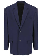 Balenciaga Regular Tailored Jacket Navy