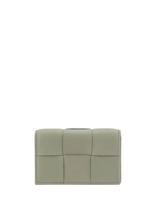 Bottega Veneta WoMen's Cassette Card Wallet Green