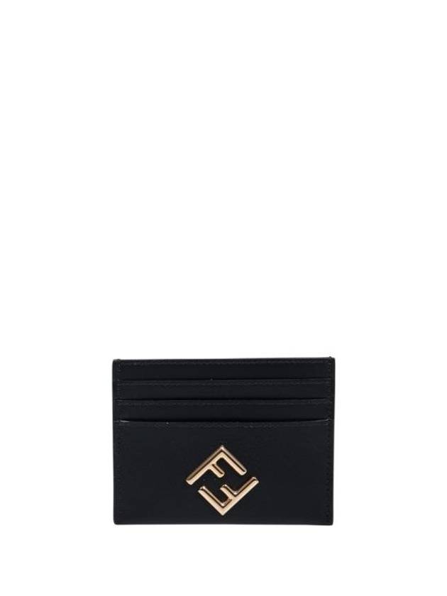 Fendi FF Diamond Card Wallet Black