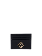 Fendi FF Diamond Card Wallet Black