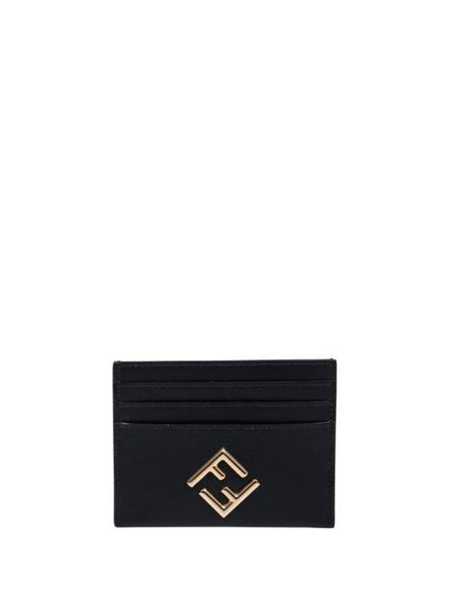 Fendi FF Diamond Card Wallet Black