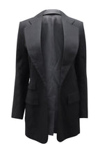 Chloe Blazer Jacket in Black Virgin Wool