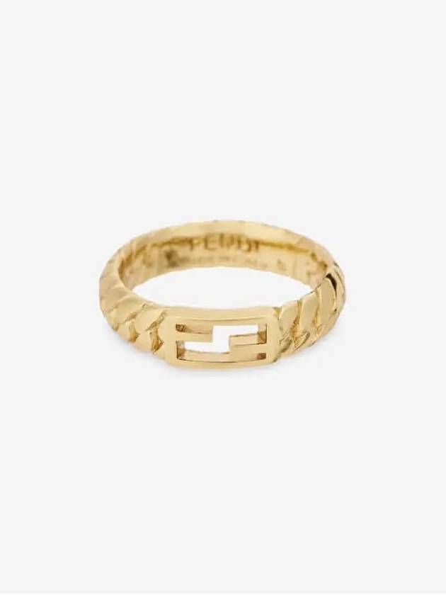 Fendi Baguette Ring Gold