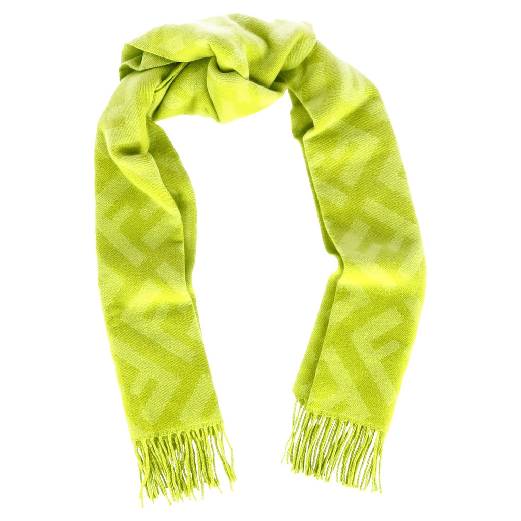 Fendi FF Scarf in Green Cashmere