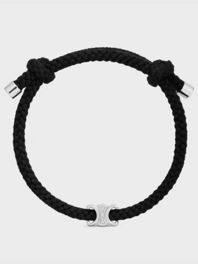 CELINE Triomphe Beach Bracelet Black
