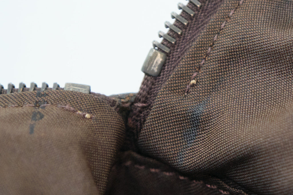 Fendi Zucchino Canvas Handbag - '10s