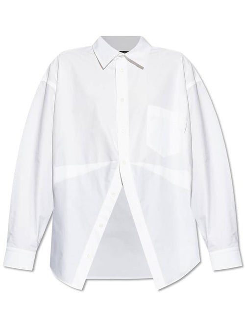 Balenciaga Balenciaga Shirt With Pocket, Women's, White