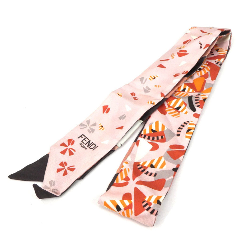 Fendi  pink Silk Scarf ()
