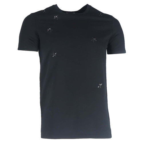 Dior Bee Printed Crewneck T-Shirt in Black Cotton