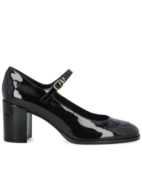 CELINE Lily Perforated Triomphe Babies Pumps Black