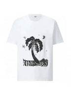 CELINE Lost Paradise Short Sleeve T-Shirt White