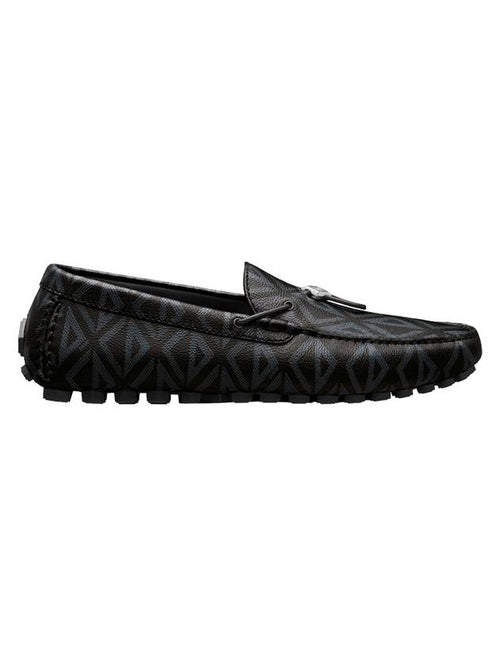 CD Diamond Drawstring Loafers Black Dior