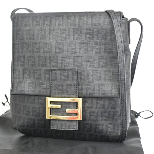 Fendi Zucchino  Canvas Shoulder Bag ()