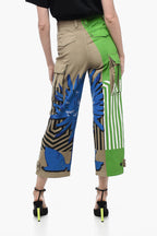 Dior Cargo Pants with FLOWER POP Pattern