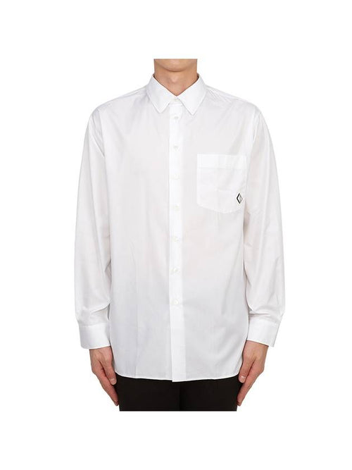 CD Diamond Over Long Sleeve Shirt White Dior