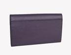 Hermes Wallet H569 Ladies Lambskin Purple