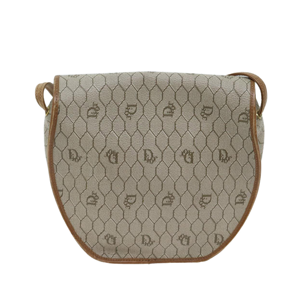 Dior Honeycomb  Canvas Shoulder Bag (Pre-Owned)