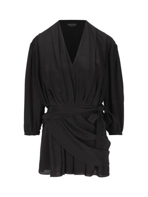Balenciaga midi dress 772748TAN011000 P24 BLACK