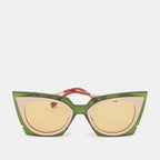Fendi Multicolor Ff Ff0117/s Cat Eye Sunglasses