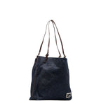 FENDI FENDI 26633 Shoulder Bag Canvas/Laser Indigo Blue Ladies Fender