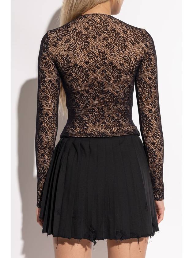 Balenciaga Balenciaga Lace Top, Women's, Black