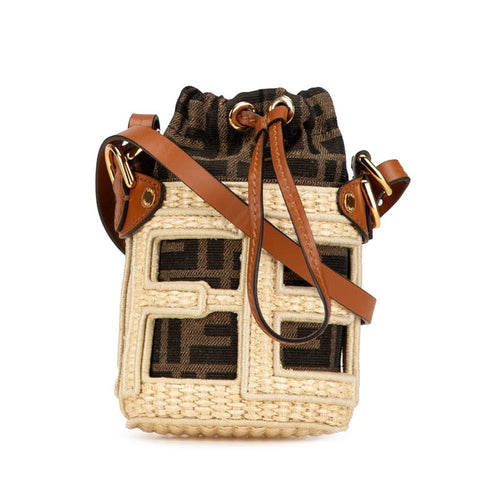 Fendi Zucca Nano Step Out Mini Shoulder Bag