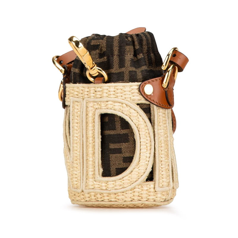 Fendi Zucca Nano Step Out Mini Shoulder Bag